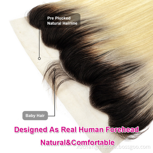 Christmas Sale Top Quality Preplucked 613 Blonde Transparent Swiss Lace Closure/ Frontal / HD Thin Lace For Wholesale